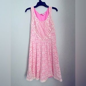 Candies Pink Laced Dress
